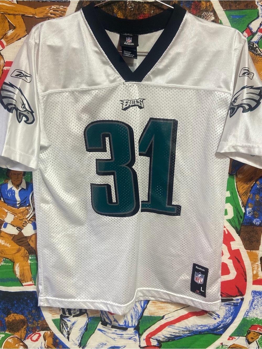 Philadelphia Eagles Ellis Hobbs Kids Football Jersey